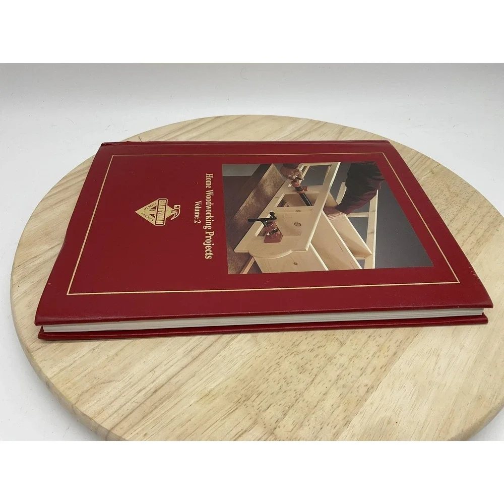 Vintage Home Woodworking Projects Vol 2 Handyman Club Red HC 1997 USA Book